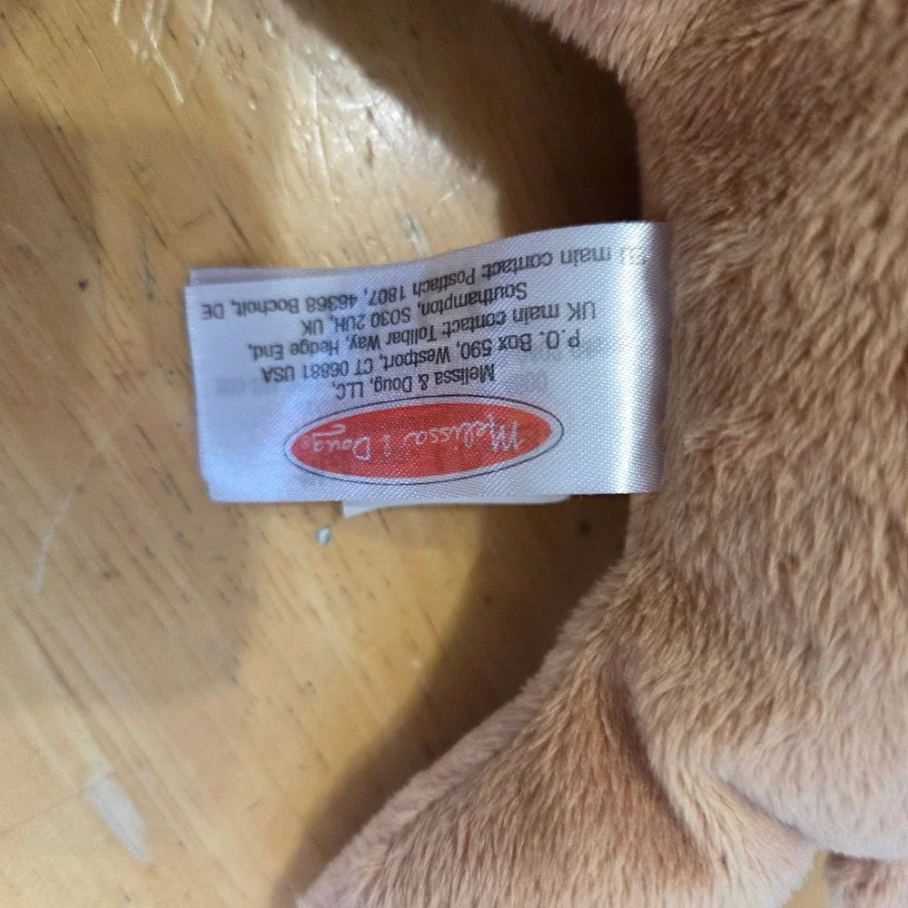 Melissa and Doug Lot of 5 Plush Puppy Dog Stuffed Animal Floppy Toy Brown 9 inch